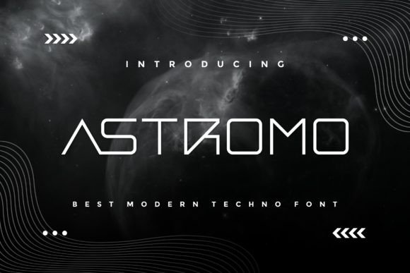 Astromo: A Modern Display Font for Bold Branding