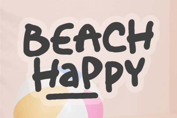 Beach Happy: Your Font for Instant Joyful Impact