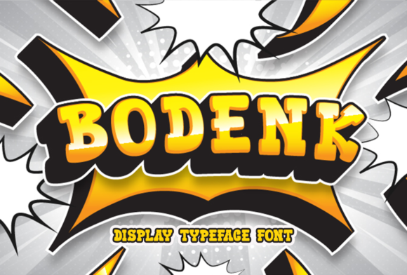 Bodenk: The Retro Bold Display Font for Modern Projects