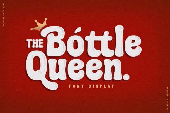 Bottle Queen: A Display Font with Character