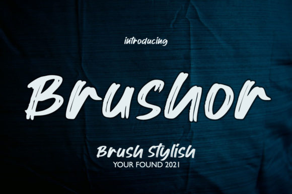 Brushor: The Brushed Display Font for Bold Creatives