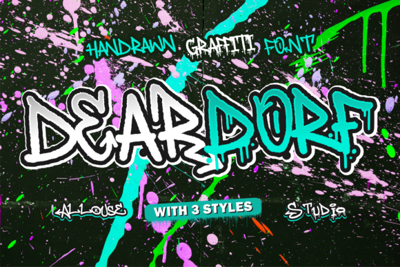 Deardorf: A Display Font for Bold, Modern Creations