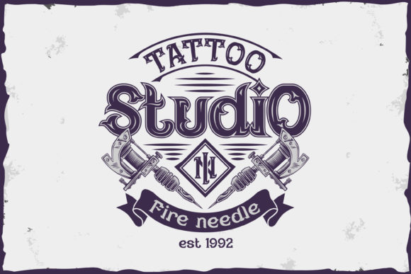 Fire Needle: Bold Western Display Font for Designers