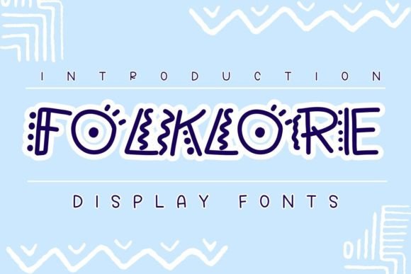 Folklore Font: A Quirky Display Typeface for Modern Creators