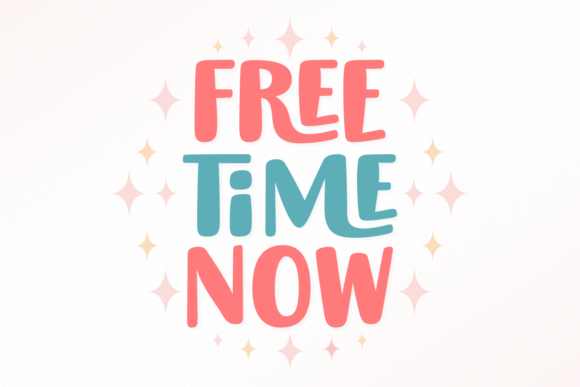 Free Time Now: A Display Font with Unmistakable Character