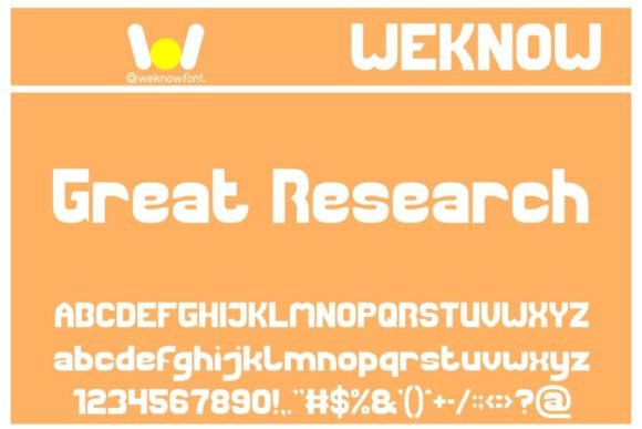 Great Research: The Modern Typeface for Bold Statements