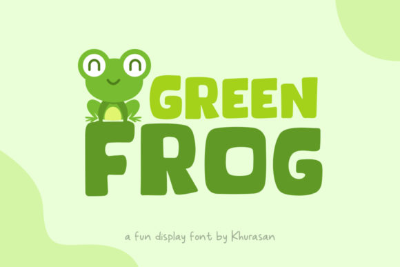 Green Frog: A Display Font with Down-to-Earth Charm