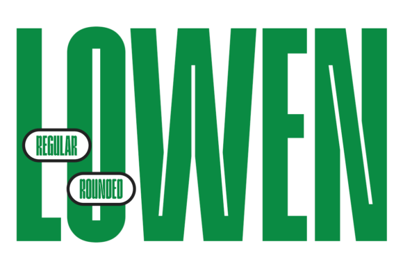Lowen: A Modern Display Typeface for Bold Impact
