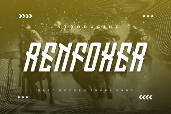 Renfoxer: A Cool, Modern Display Font for Creative Impact