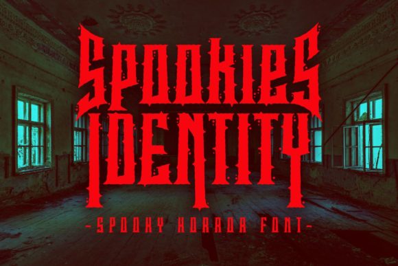 Spookies Identity: A Bold Horror Display Font for Your Designs
