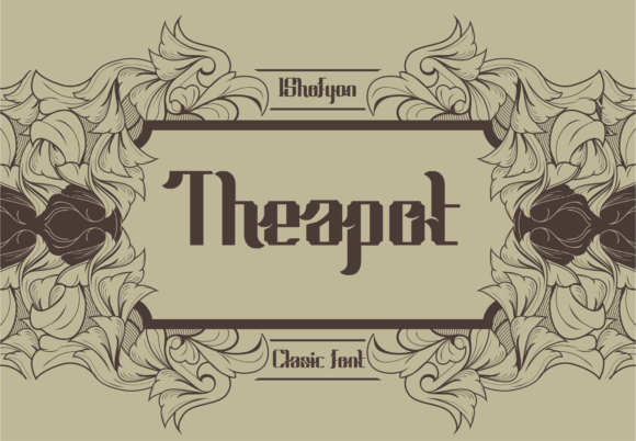 Theapot: A Display Font with Nostalgic Character