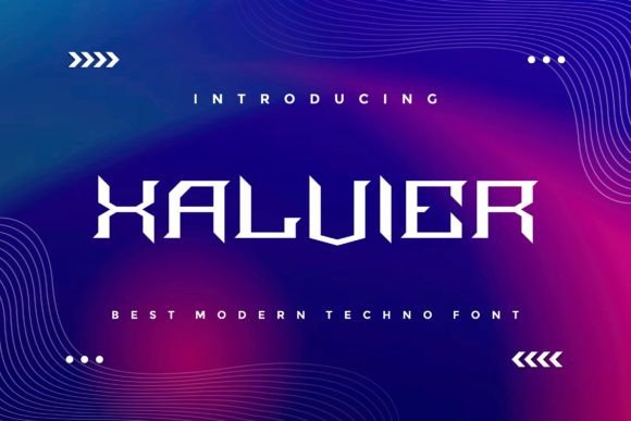 Xalvier: Defining Modern Edge with a Premium Display Font